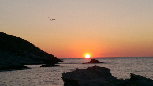 paros sunset