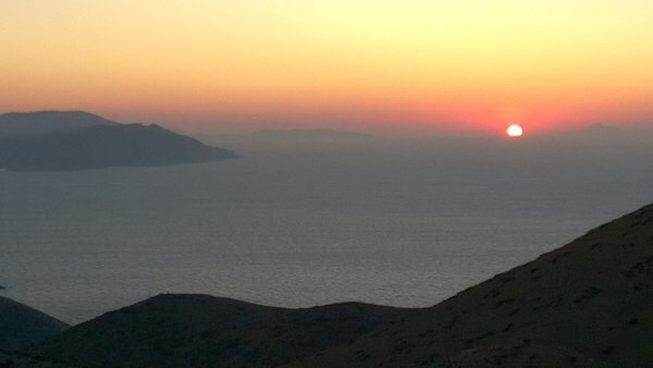 ios sonnenuntergang