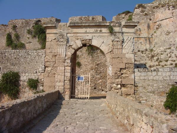 Methoni Kastell Eingang