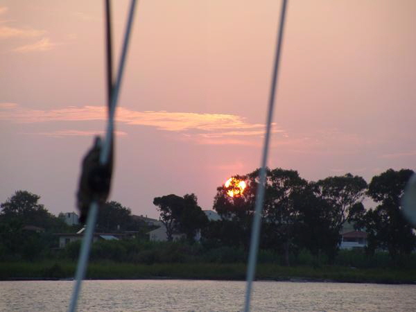 Sonnenuntergang Kyllini