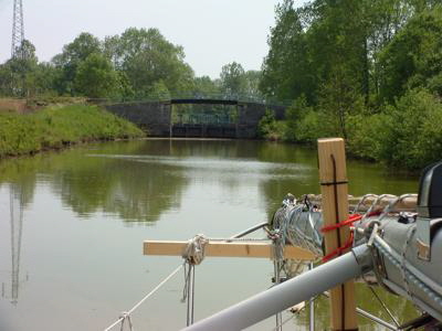 hochwasserschleuse geschlossen