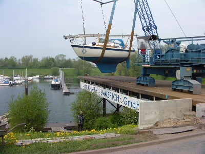 walkabout kommt ins wasser